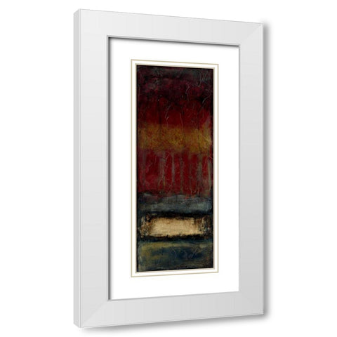 Moonlit Forest VI White Modern Wood Framed Art Print with Double Matting by Goldberger, Jennifer