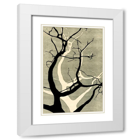 Winter Hollow I White Modern Wood Framed Art Print with Double Matting by Ludwig, Alicia
