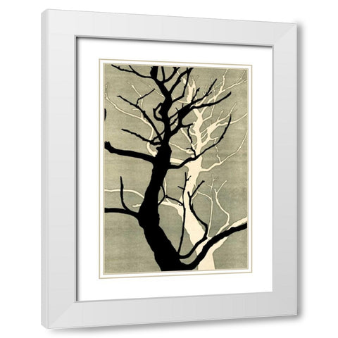 Winter Hollow II White Modern Wood Framed Art Print with Double Matting by Ludwig, Alicia