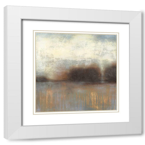 Haze II White Modern Wood Framed Art Print with Double Matting by Wyatt Jr., Norman