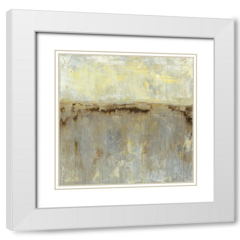 First Light II White Modern Wood Framed Art Print with Double Matting by Holland, Julie
