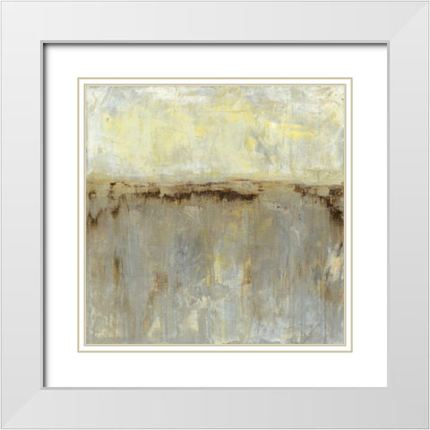 First Light II White Modern Wood Framed Art Print with Double Matting by Holland, Julie