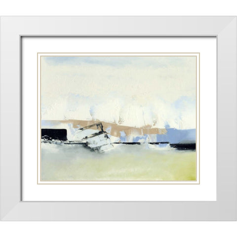 Northwest Passage VIII White Modern Wood Framed Art Print with Double Matting by Gordon, Sharon