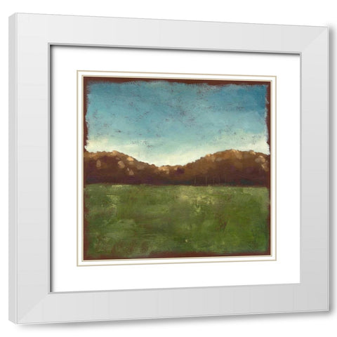 Rural Retreat I White Modern Wood Framed Art Print with Double Matting by Zarris, Chariklia