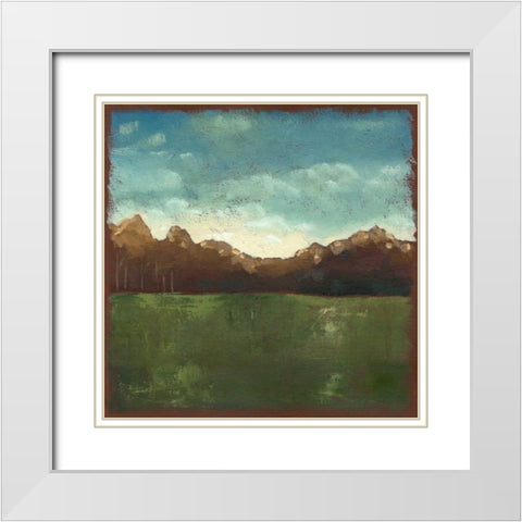 Rural Retreat III White Modern Wood Framed Art Print with Double Matting by Zarris, Chariklia