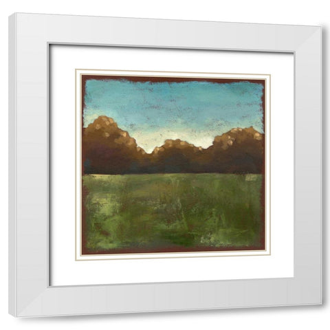 Rural Retreat IV White Modern Wood Framed Art Print with Double Matting by Zarris, Chariklia