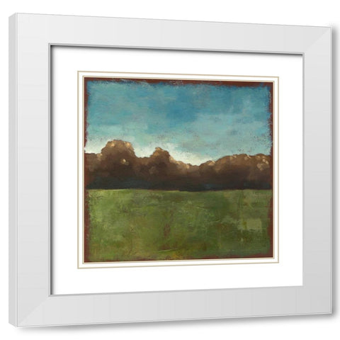 Rural Retreat V White Modern Wood Framed Art Print with Double Matting by Zarris, Chariklia