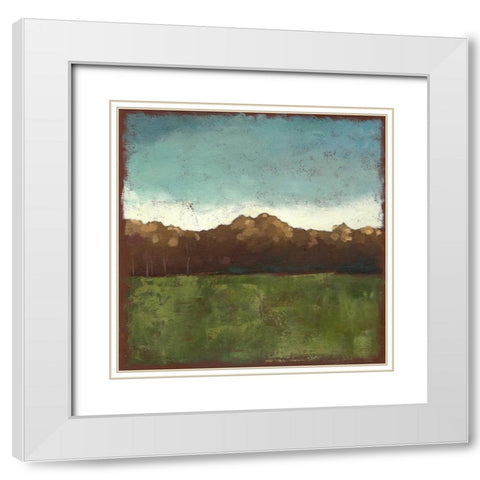 Rural Retreat VIII White Modern Wood Framed Art Print with Double Matting by Zarris, Chariklia