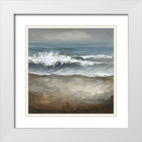 Once in a While White Modern Wood Framed Art Print with Double Matting by Long, Christina