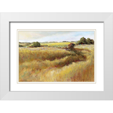 Moving Free White Modern Wood Framed Art Print with Double Matting by Pfannmuller, A. A.