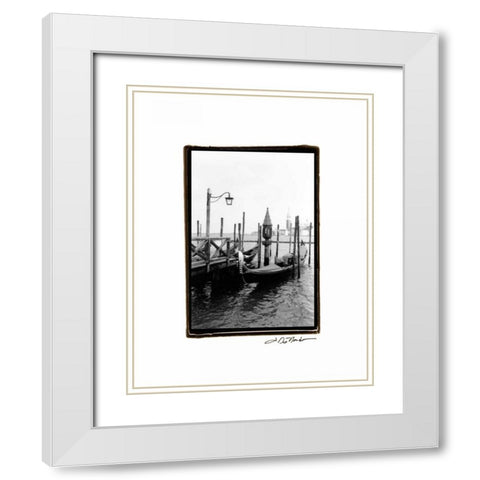 Waterways of Venice IV White Modern Wood Framed Art Print with Double Matting by DeNardo, Laura