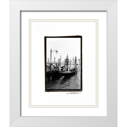 Waterways of Venice IV White Modern Wood Framed Art Print with Double Matting by DeNardo, Laura
