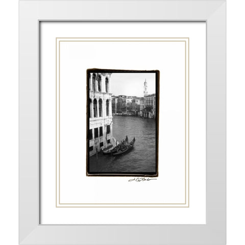 Waterways of Venice VI White Modern Wood Framed Art Print with Double Matting by DeNardo, Laura