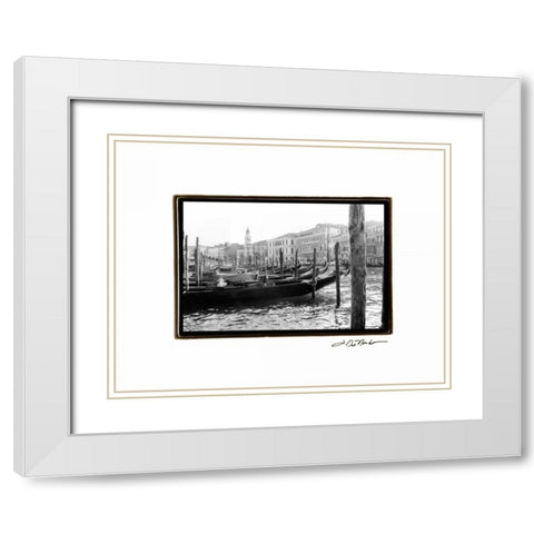 Waterways of Venice IX White Modern Wood Framed Art Print with Double Matting by DeNardo, Laura