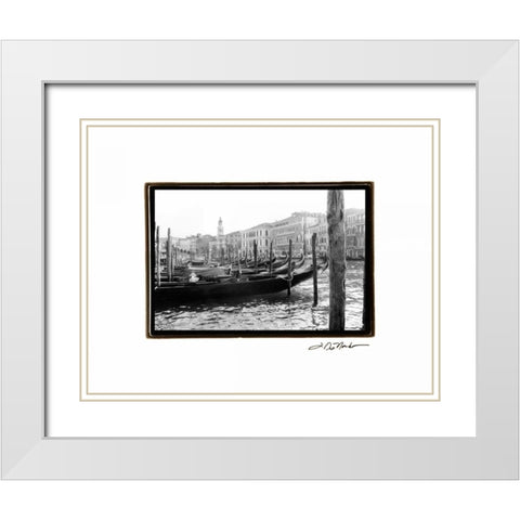 Waterways of Venice IX White Modern Wood Framed Art Print with Double Matting by DeNardo, Laura