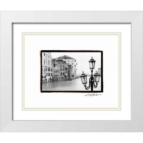 Waterways of Venice XI White Modern Wood Framed Art Print with Double Matting by DeNardo, Laura