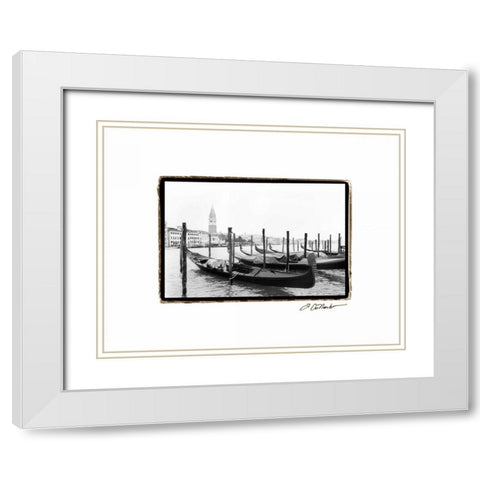 Waterways of Venice XV White Modern Wood Framed Art Print with Double Matting by DeNardo, Laura