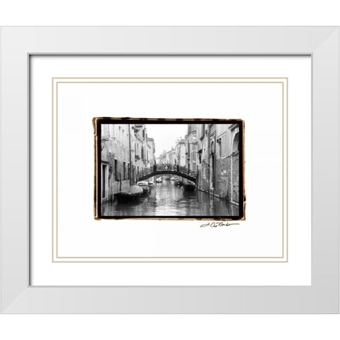 Waterways of Venice XVII White Modern Wood Framed Art Print with Double Matting by DeNardo, Laura