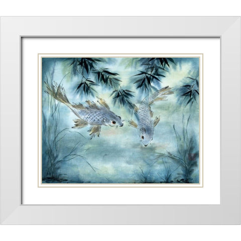 Carpe Diem White Modern Wood Framed Art Print with Double Matting by Parker, Nan Rae