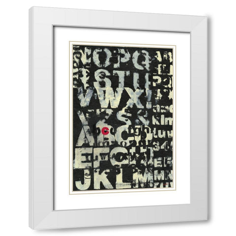 See White Modern Wood Framed Art Print with Double Matting by Wyatt Jr., Norman