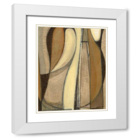 Voyage II White Modern Wood Framed Art Print with Double Matting by Wyatt Jr., Norman