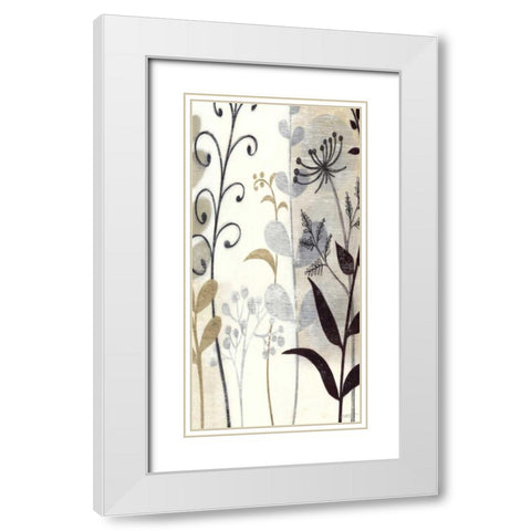 Zephyr I White Modern Wood Framed Art Print with Double Matting by Wyatt Jr., Norman