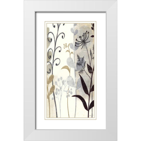 Zephyr I White Modern Wood Framed Art Print with Double Matting by Wyatt Jr., Norman