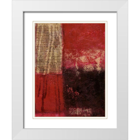 Core I White Modern Wood Framed Art Print with Double Matting by Wyatt Jr., Norman
