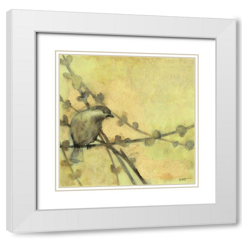 Solitude I White Modern Wood Framed Art Print with Double Matting by Wyatt Jr., Norman