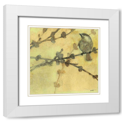 Solitude II White Modern Wood Framed Art Print with Double Matting by Wyatt Jr., Norman