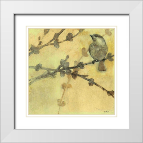 Solitude II White Modern Wood Framed Art Print with Double Matting by Wyatt Jr., Norman