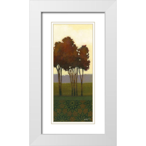 Dreamers Grove III White Modern Wood Framed Art Print with Double Matting by Wyatt Jr., Norman