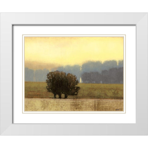 Villa Park I White Modern Wood Framed Art Print with Double Matting by Wyatt Jr., Norman