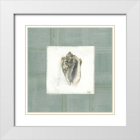Sea Breeze II White Modern Wood Framed Art Print with Double Matting by Wyatt Jr., Norman