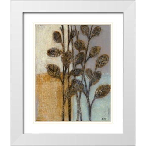 Essential I White Modern Wood Framed Art Print with Double Matting by Wyatt Jr., Norman
