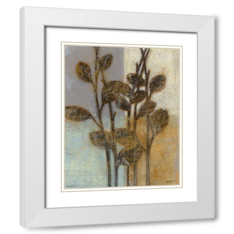 Essential II White Modern Wood Framed Art Print with Double Matting by Wyatt Jr., Norman