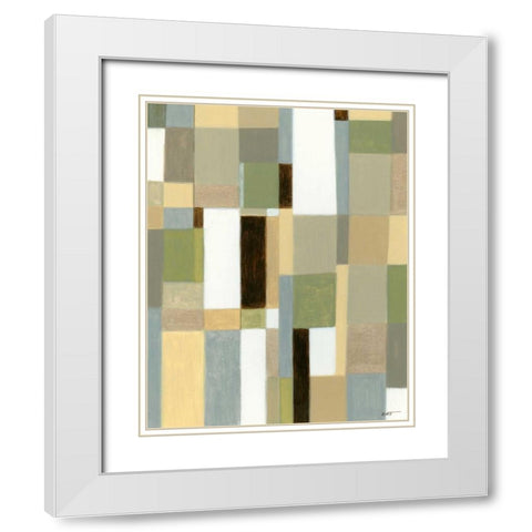 Eco-Friendly I White Modern Wood Framed Art Print with Double Matting by Wyatt Jr., Norman