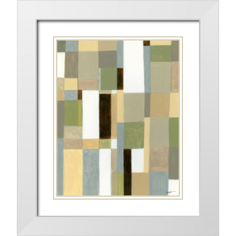 Eco-Friendly I White Modern Wood Framed Art Print with Double Matting by Wyatt Jr., Norman