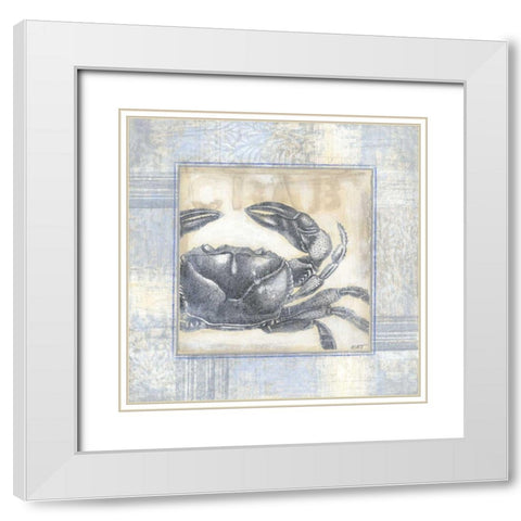 Driftwood Memories II White Modern Wood Framed Art Print with Double Matting by Wyatt Jr., Norman