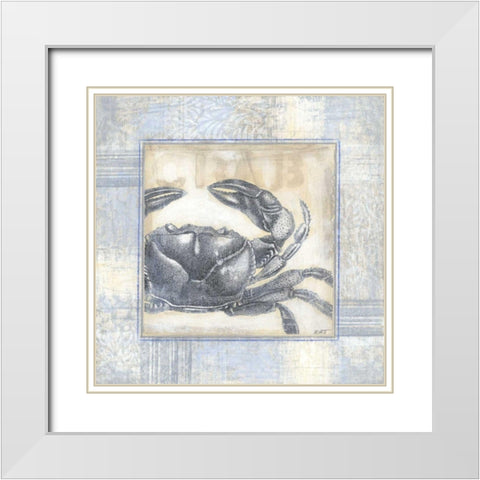 Driftwood Memories II White Modern Wood Framed Art Print with Double Matting by Wyatt Jr., Norman