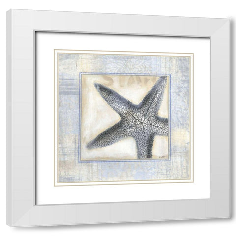 Driftwood Memories IV White Modern Wood Framed Art Print with Double Matting by Wyatt Jr., Norman