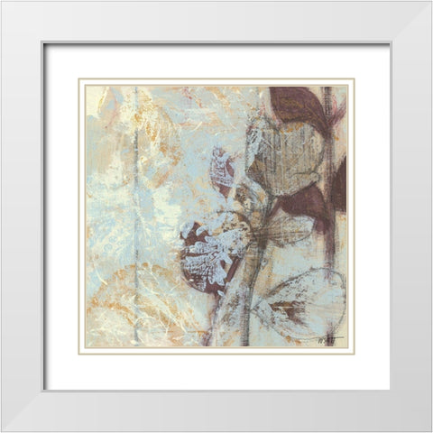 Replenish II White Modern Wood Framed Art Print with Double Matting by Wyatt Jr., Norman