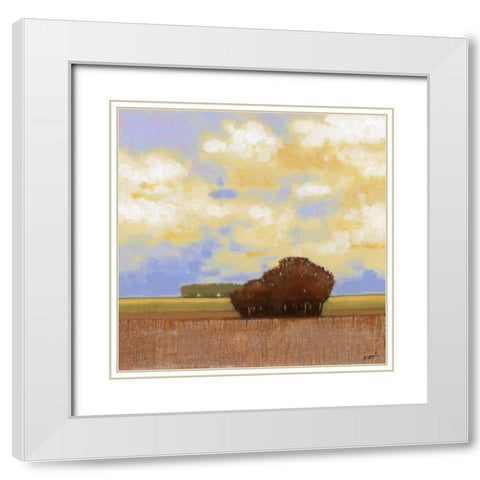 Perfect Day II White Modern Wood Framed Art Print with Double Matting by Wyatt Jr., Norman