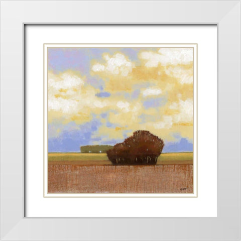 Perfect Day II White Modern Wood Framed Art Print with Double Matting by Wyatt Jr., Norman