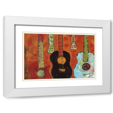 Pick Me II White Modern Wood Framed Art Print with Double Matting by Hebert, Deann