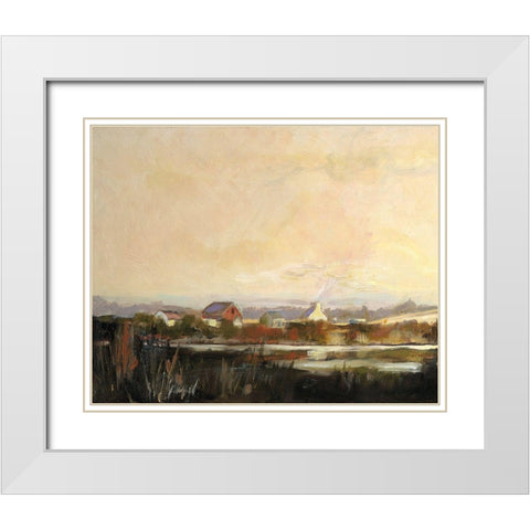 Flemish Winter III White Modern Wood Framed Art Print with Double Matting by Rutledge, Silvia
