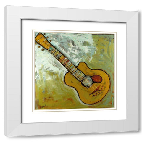 Pick Me V White Modern Wood Framed Art Print with Double Matting by Hebert, Deann