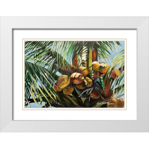 Los Cocos White Modern Wood Framed Art Print with Double Matting by Wilkins, Suzanne