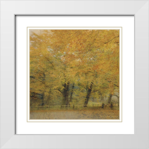 English Countryside I White Modern Wood Framed Art Print with Double Matting by Lawrence, Terry Katherine