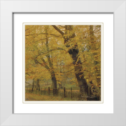 English Countryside II White Modern Wood Framed Art Print with Double Matting by Lawrence, Terry Katherine